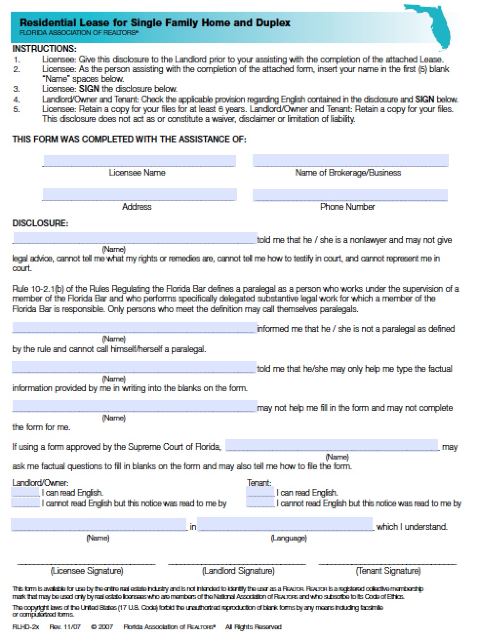 oregon rental agreement form 818a