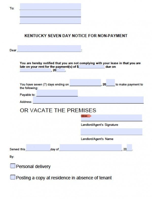 free-kentucky-7-day-notice-to-quit-for-non-payment-of-rent-eviction